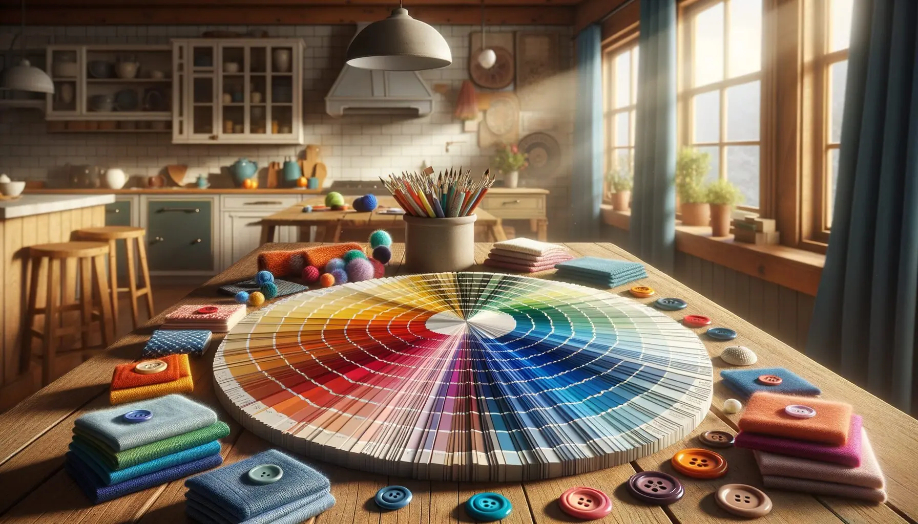 Generate an image of a brain's cognitive developmental representation, surrounded by colorful elements symbolizing learning and growth.