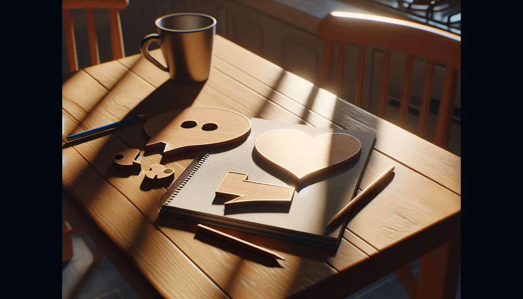 Create a visual showing icons of empathy and social interaction, like hearts and speech bubbles.