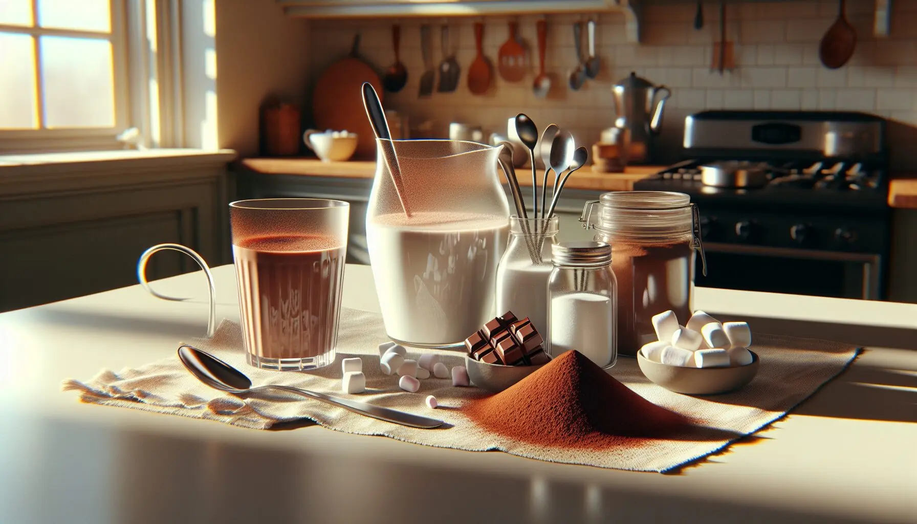 Illustrate the concept of dissolving with a whimsical depiction involving colorful powders and liquids merging beautifully.